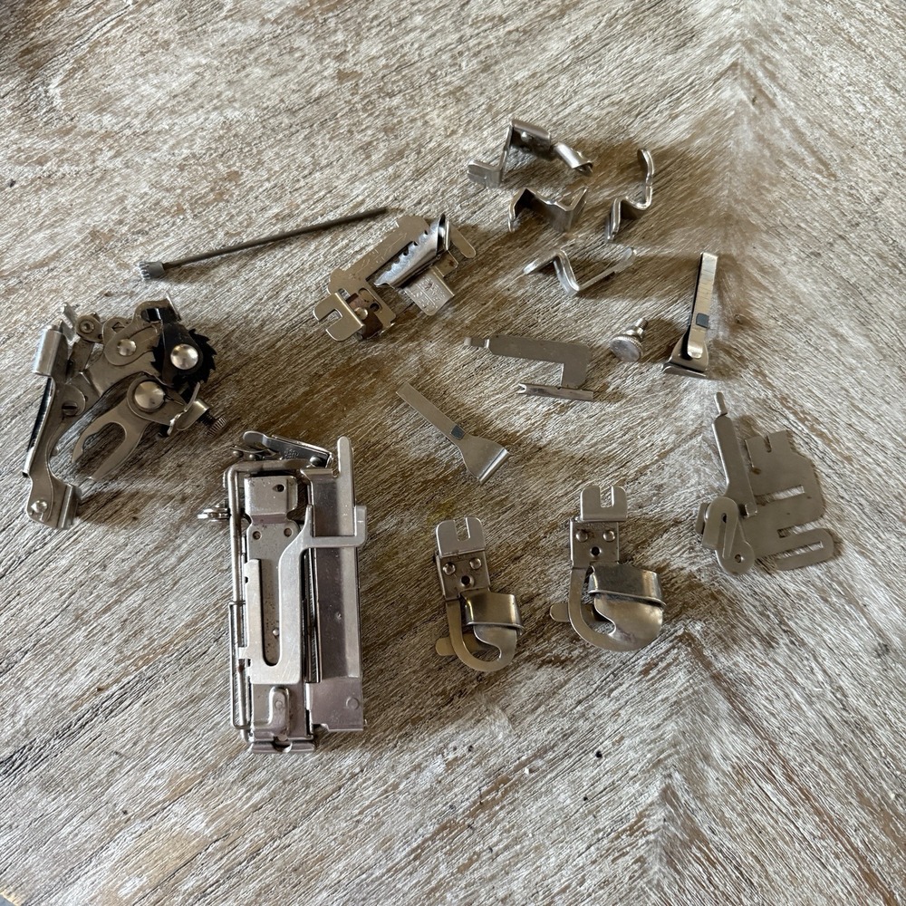Vintage Lot Of Singer‎ & Greist Sewing Machine Parts & Miscellaneous Things !